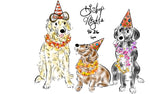 Custom Pet Illustration (Multiple Pets Full Colour)